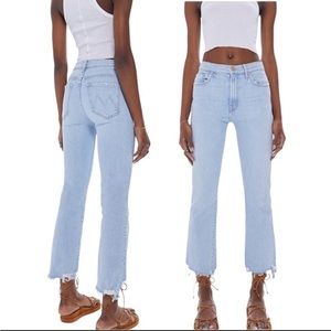 MOTHER The Insider Crop Step Chew Size 27 Color Mentally Elsewhere